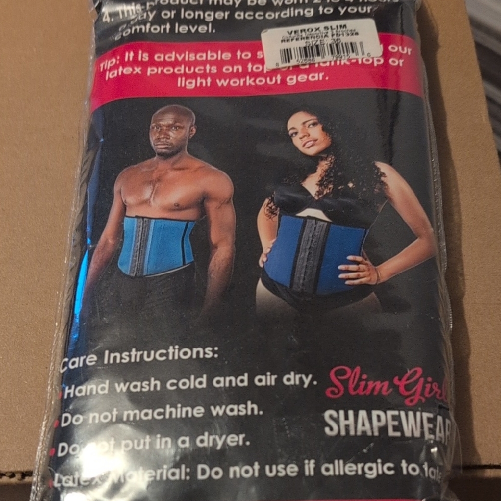 Blue and Black Shapewear Corset